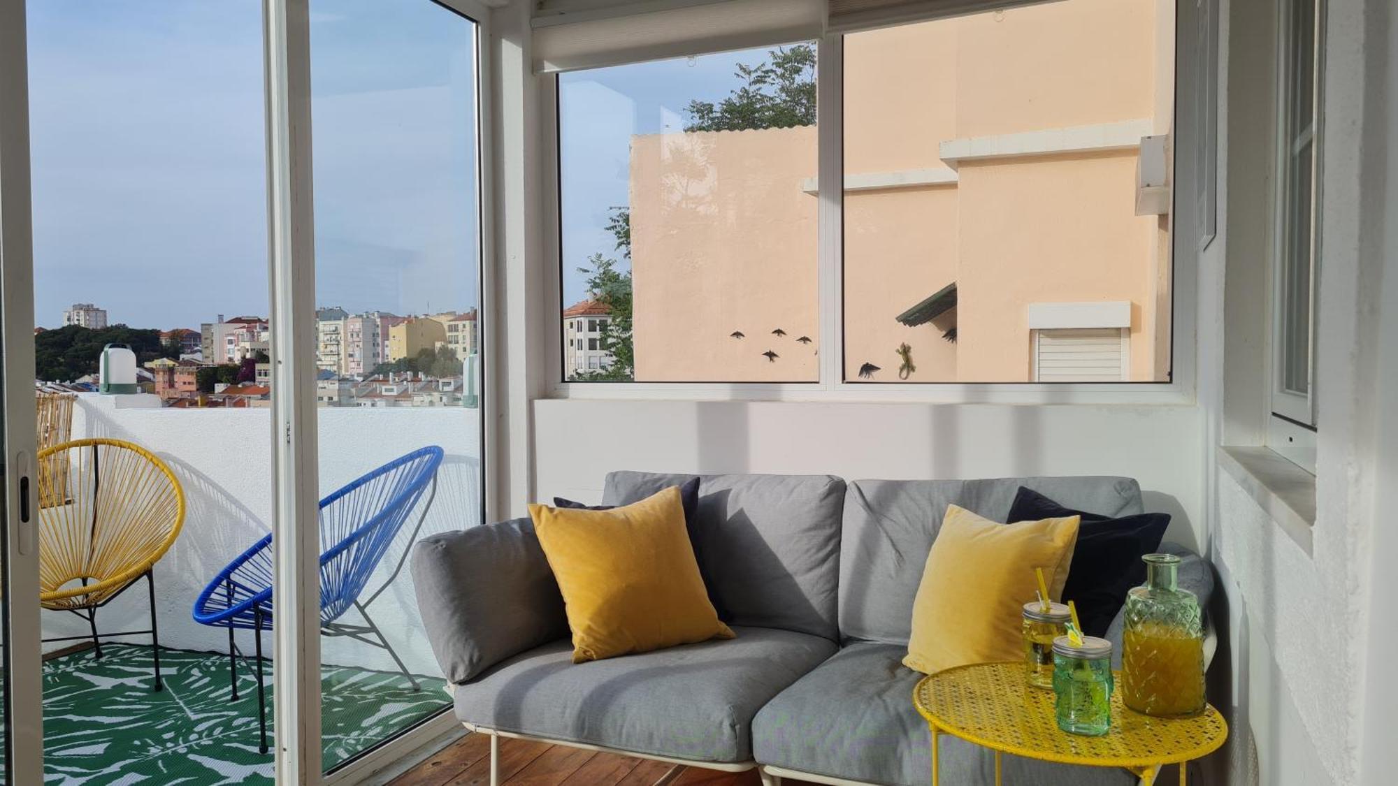 Happy Stay Lisbon - Suite With A View, Private Terrace & Ac Exterior foto